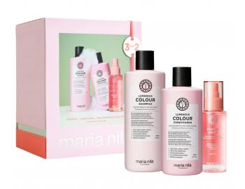 Zestaw upominkowy do pielgnacji wosw farbowanych Maria Nila Luminous Colour Holiday Box