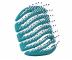 Szczotka do w�os�w Sister Young Mila Pocket Hair Brush - ciemnozielony