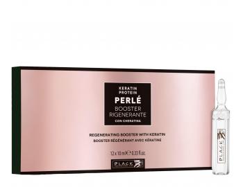 Intensywna kuracja regenerujca i wzmacniajca wosy zniszczone Black Professional Perl Keratin Protein Booster - 12 x 10 ml