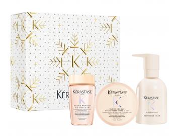 Zestaw upominkowy nawil�aj�cy i roz�wietlaj�cy w�osy ze sk�onno�ci� do puszenia si� K�rastase Gloss Absolu Set