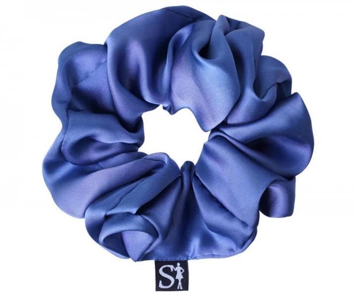 Ozdobna gumka do w�os�w z szyfonu Sister Young Scrunchie Lilu Steel Blue - stalowy niebieski