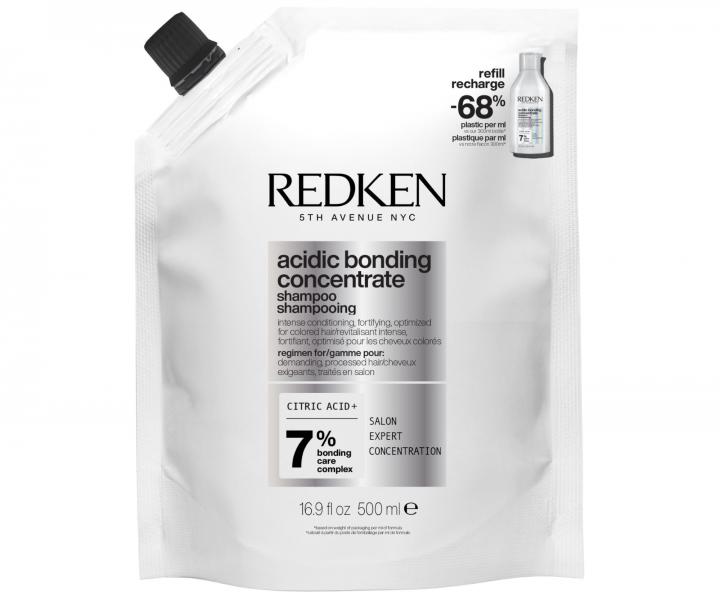 Szampon intensywnie regenerujcy do wosw zniszczonych Redken Acidic Bonding Concentrate - 500 ml - zapas