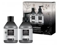 Zestaw upominkowy do wosw zniszczonych i amliwych Black Professional Argent Glowing Effect