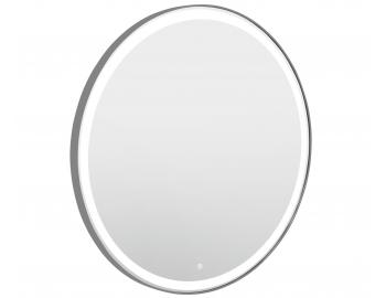 Okrge lustro z owietleniem LED Sibel Fleur Round LED Styling Unit - rama aluminiowa chromowana