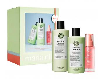 Zestaw upominkowy do pielgnacji wosw suchych i zniszczonych Maria Nila Structure Repair Holiday Box