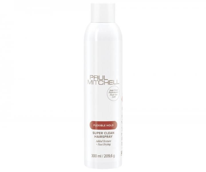 Lekki lakier do w�os�w �rednio utrwalaj�cy Paul Mitchell Flexible Hold Super Clean Hairspray - 300 ml