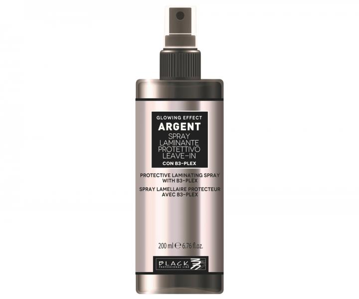 Spray bez spukiwania do wosw osabionych i amliwych Black Professional Argent Glowing Effect - 200 ml