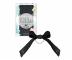 Gumka do wosw spiralka z kokardk Invisibobble Wrapstar - czarny z wzorem skry wa