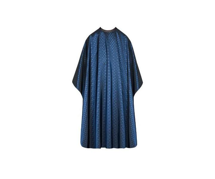 Peleryna fryzjerska do farbowania i strzyenia wosw Sibel Dots - niebieska