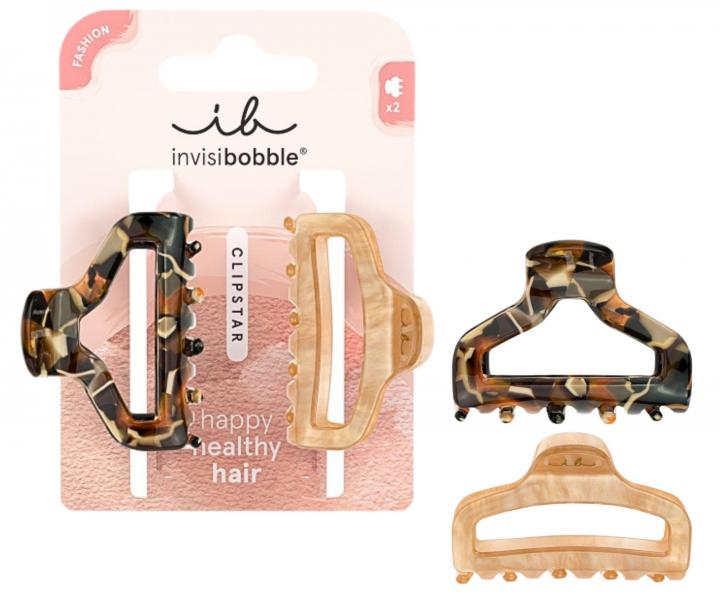 Klamry do wosw Invisibobble Clipstar Golden Roar - 2 szt.