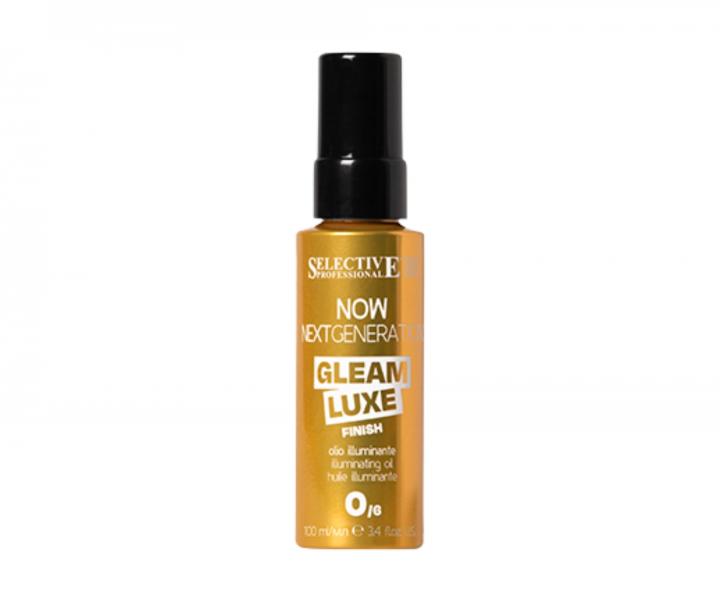 Olejek rozwietlajcy do wosw Selective Professional Now Next Generation Gleam Luxe Finish - 100 ml