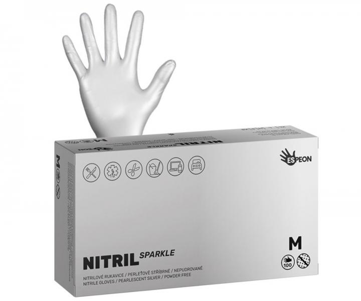 Rkawiczki nitrylowe Espeon Nitril Sparkle - 100 szt - M