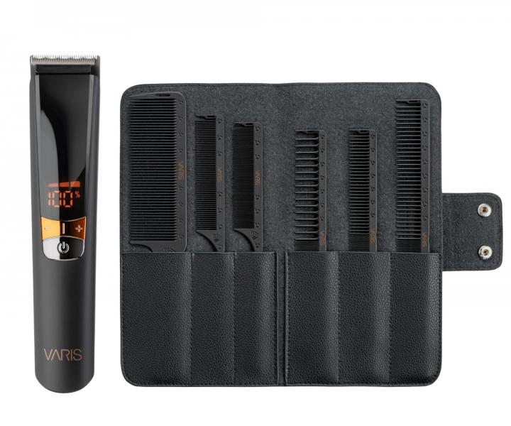 Profesjonalny trymer do w�os�w Varis Hair Trimmer VT30 - czarny + zestaw karbonowych grzebien Varis gratis
