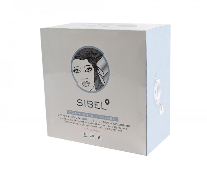 Paski piankowe do koloryzacji Sibel High-Light 9 cm x 100 m - srebrne