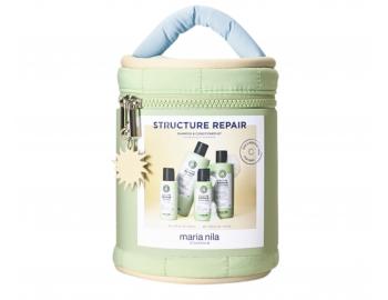 Zestaw upominkowy do w�os�w suchych i zniszczonych Maria Nila Structure Repair Beauty Bag + kosmetyczka gratis