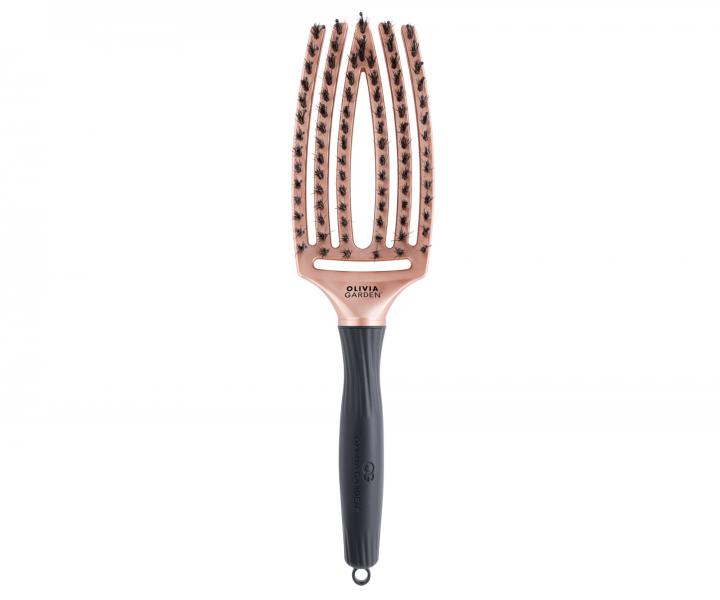 Szczotka Olivia Garden Fingerbrush Combo Medium Trinity Edition - r�owo-z�ota