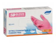 R�kawiczki nitrylowe SD Glove Nitrile Examination Gloves - 100 sztuk - rozmiar XS