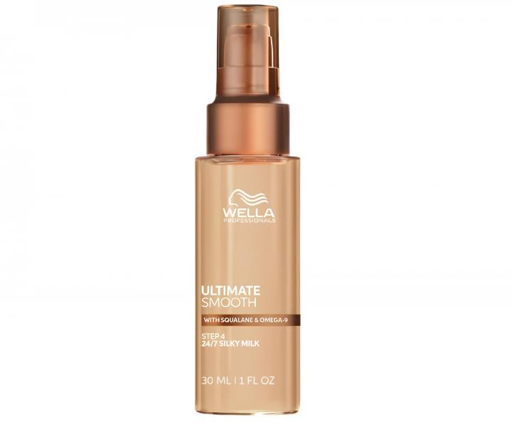 Mleczko termoochronne do w�os�w cienkich bez sp�ukiwania Wella Professionals Ultimate Smooth 24/7 Silky Milk - 30 ml