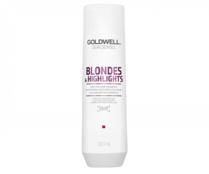 Szampon do wosw blond i z pasemkami Goldwell Blondes&Highlights Anti-Yellow - 250 ml