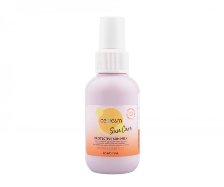 Mleczko w sprayu do wosw naraonych na dziaanie promieni sonecznych Inebrya Ice Cream Sun Care Protective Sun Milk - 100 ml