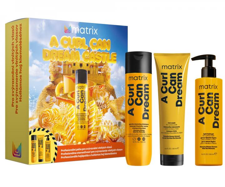 Zestaw upominkowy do w�os�w falowanych i kr�conych Matrix A Curl Can Dream Castle