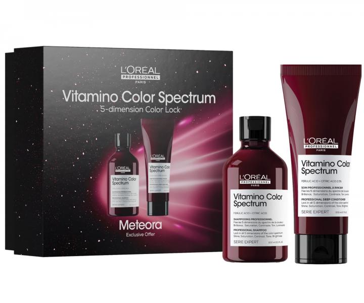 Zestaw upominkowy do pielgnacji wosw farbowanych Loral Professionnel Serie Expert Vitamino Color Spectrum Duo Meteora