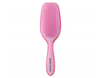 Szczotka do rozczesywania w�os�w Sister Young Ayla Hair Brush - neonowa r�owa