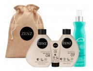 Zestaw upominkowy do wosw suchych i krconych Zenz Deep Wood + odywka Malibu C gratis
