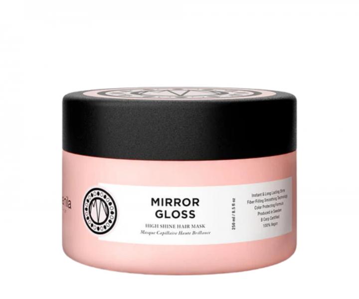Maska od�ywcza nadaj�ca l�ni�cy po�ysk i wyg�adzaj�ca w�osy Maria Nila Mirror Gloss High Shine Hair Mask - 250 ml