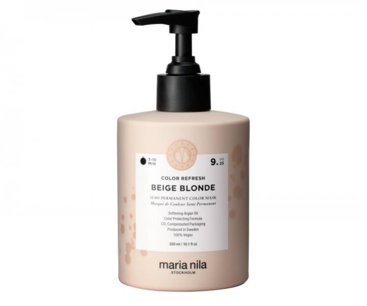 Maska o�ywiaj�ca kolor w�os�w Maria Nila Colour Refresh Beige Blonde - be�owy blond - 300 ml
