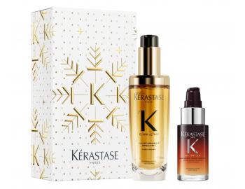 Zestaw upominkowy z olejkiem i serum na noc do w�os�w suchych K�rastase Iconics Duo Set
