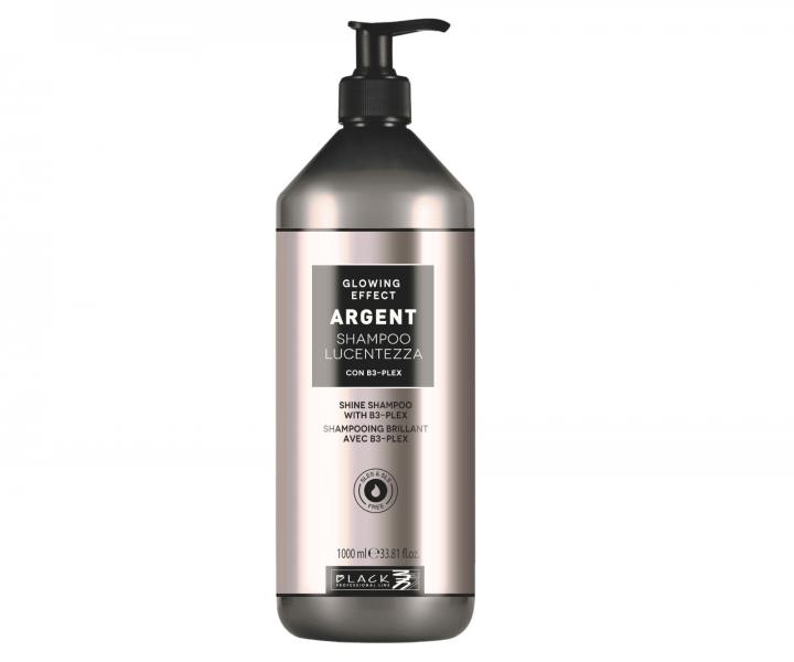 Szampon do wosw zniszczonych i amliwych Black Professional Argent Glowing Effect - 1000 ml