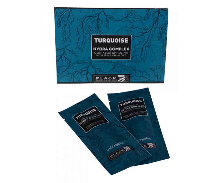Szampon i maska do w�os�w os�abionych Black Turquoise Hydra complex 2 x 12 ml