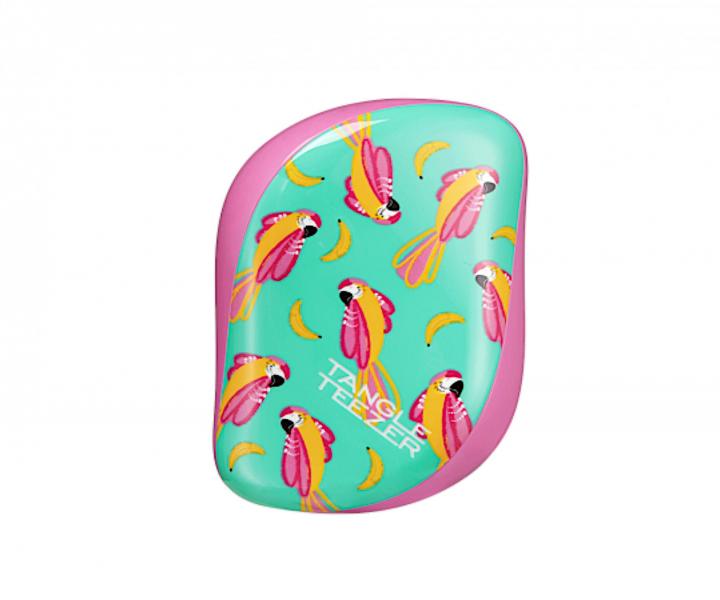 Szczotka do rozczesywania w�os�w Tangle Teezer Compact Styler Paradise Bird - r�owo-turkusowa