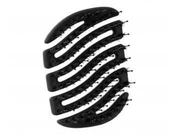 Szczotka do w�os�w z wlosiem dzika i nylonowym Sister Young Mila Pocket Hair Brush - czarna