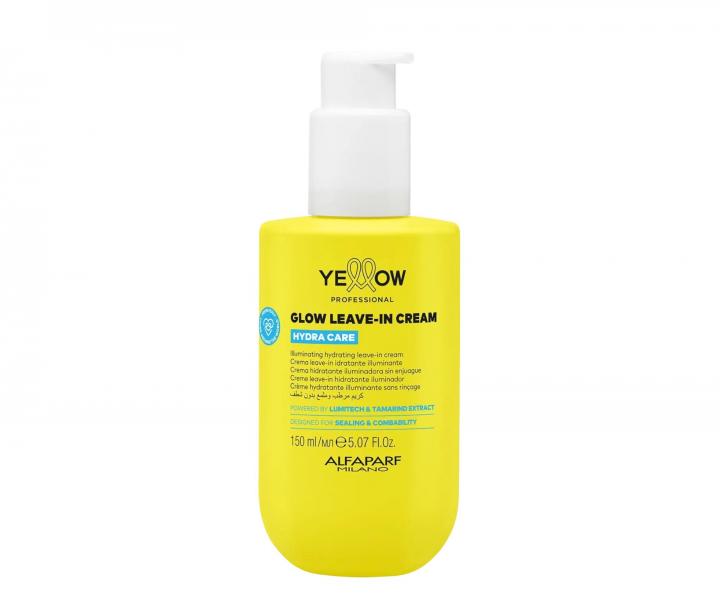 Roz�wietlaj�cy krem nawil�aj�cy bez sp�ukiwania z ochron� termiczn� Yellow Professional Hydra Care Glow Leave-in Cream - 150 ml
