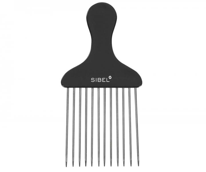 Grzebie do wosw falowanych, krconych/afro  Sibel 8471027 - czarny