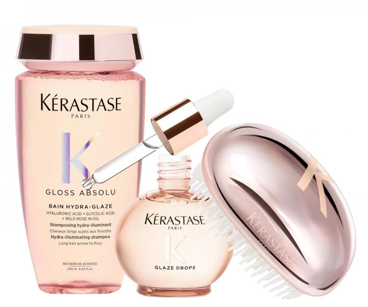 Zestaw do w�os�w ze sk�onno�ci� do puszenia si� K�rastase Gloss Absolu + szczotka gratis