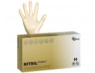 Rkawiczki nitrylowe Espeon Nitril Sparkle - 100 szt - zote perowe - M