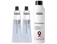 Zestaw farb do w�os�w i oksydantu w kremie Lor�al Professionnel Dia Light - 2 x farba 60 ml Clear + oksydant 236 ml gratis