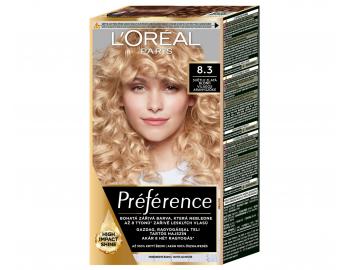 Farba do trwa�ej koloryzacji Lor�al Pr�f�rence 8.3 jasny z�ocisty blond