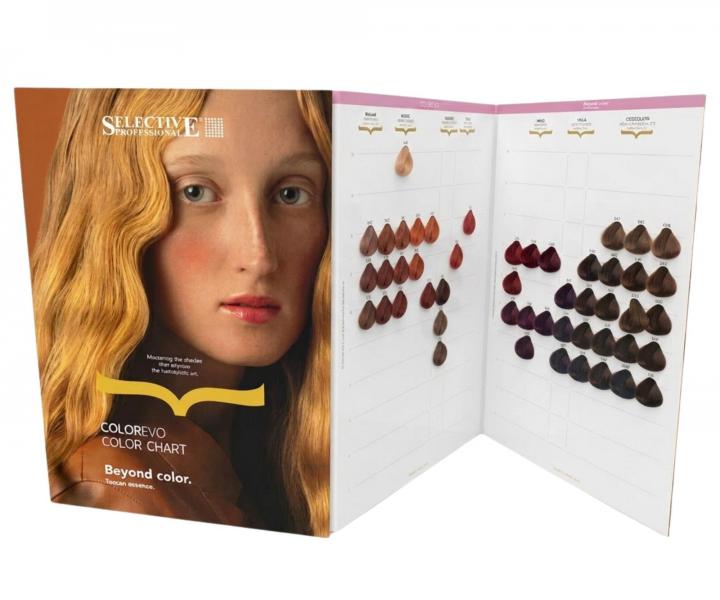Wzornik paleta kolor�w farb do w�os�w Selective Professional ColorEvo Beyond Color