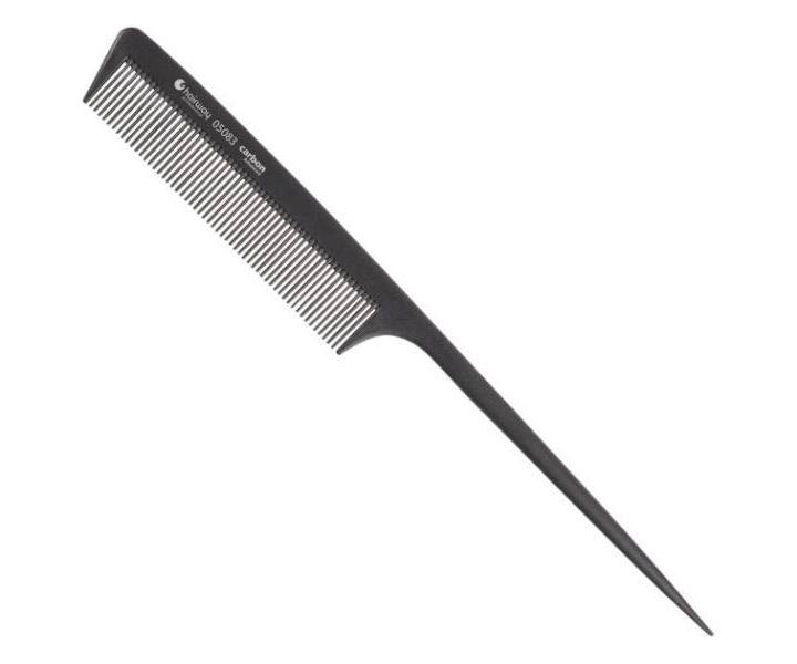 Grzebie karbonowy do wosw z plastikowym szpikulcem Hairway 05083 - 22,5 cm