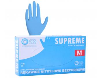 R�kawiczki nitrylowe All4Pro Supreme - 100 szt - niebieskie - M