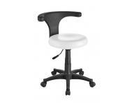 Taboret kosmetyczny do pedicure z oparciem Weelko ERGO