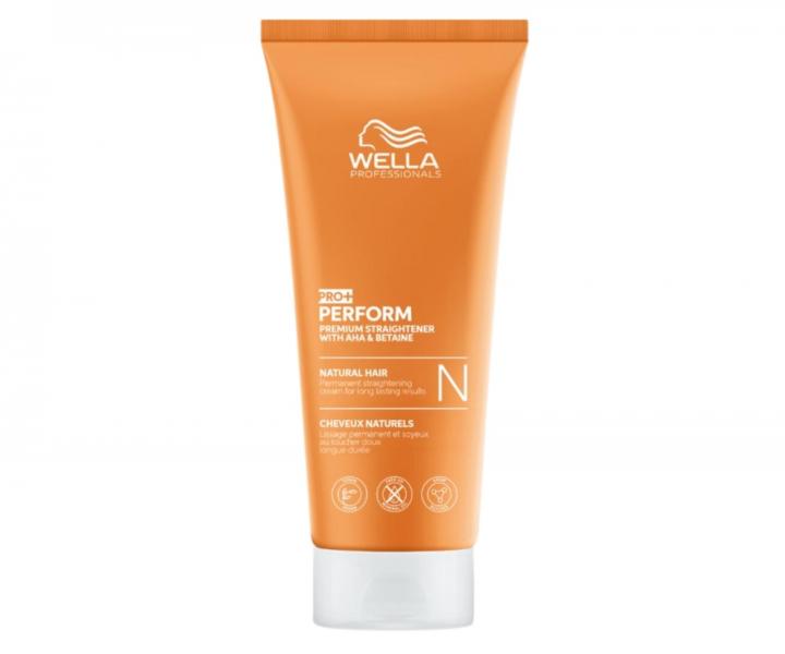 Krem do trwaego prostowania naturalnie krconych, niesfornych wosw Wella Professionals Pro+ Perform N - 200 ml