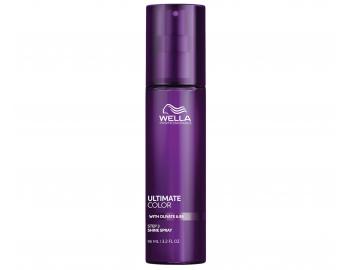 Lekki spray nadaj�cy po�ysk i g�adko�� w�osom farbowanym Wella Professionals Ultimate Color Shine Spray - 95 ml