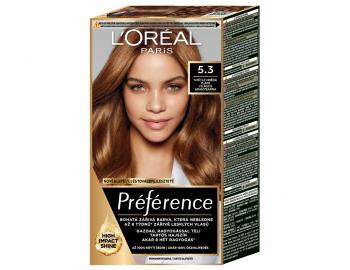 Farba do trwaej koloryzacji Loral Prfrence 5.3 jasny zocisty brz