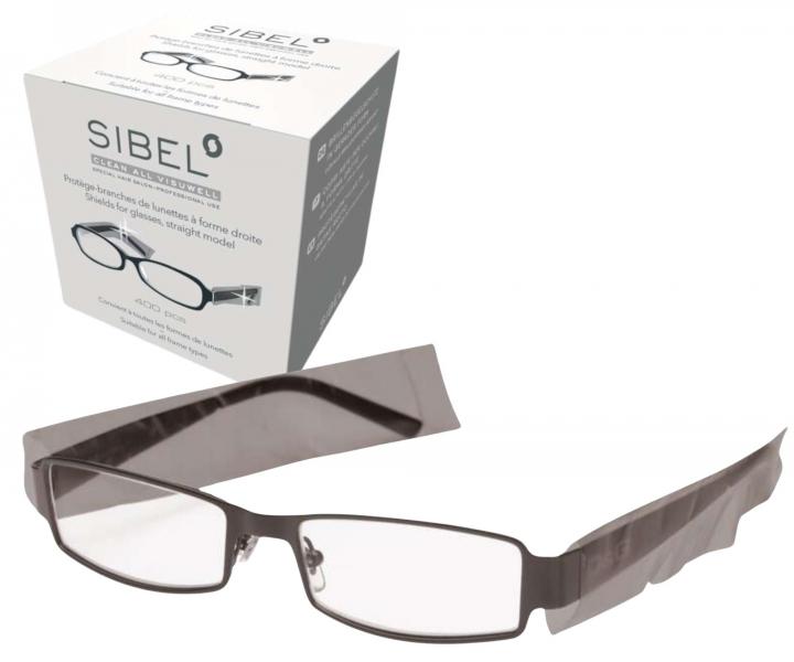 Jednorazowe os�onki ochronne na okulary Sibel Clean All Visuwell - 400 szt.