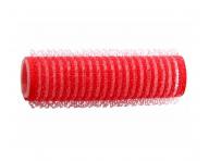 Wa�ki do w�os�w rzepy Duko Velcro - �rednica 15 mm - 6 szt - czerwone
